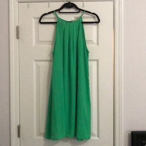 Halter neck mini dress